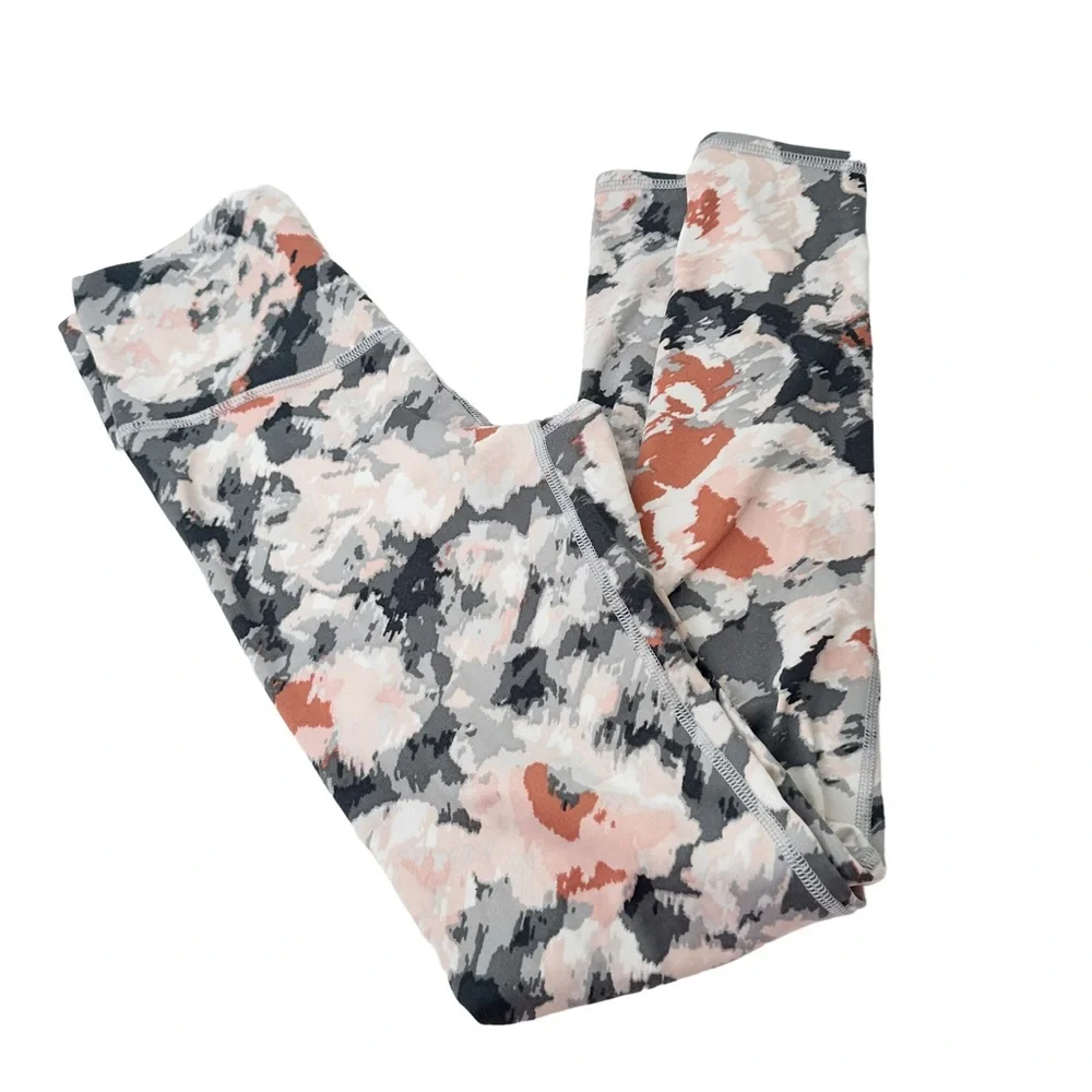 Aerie Chill Play Move Watercolor Leggings Small - Picture 2 of 4
